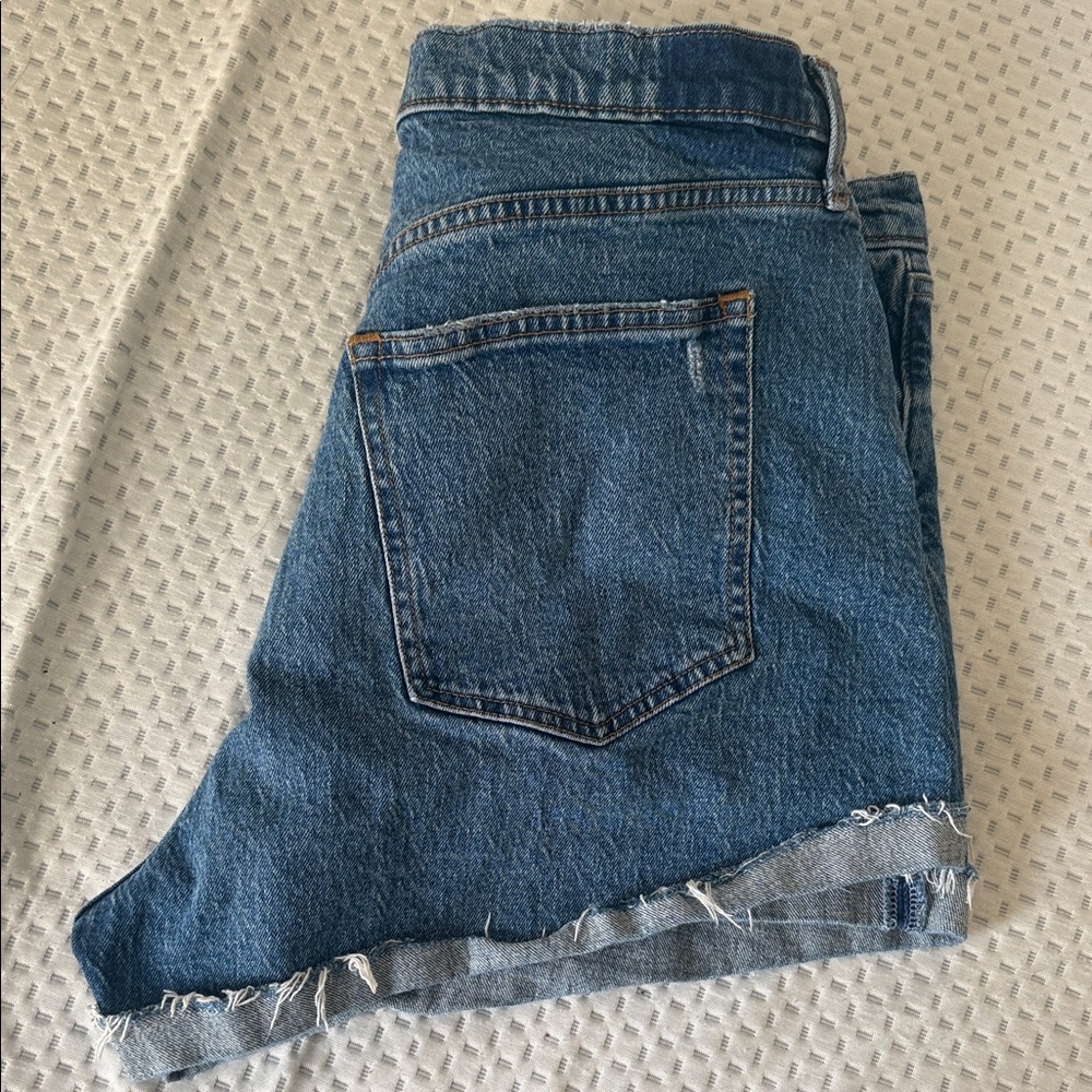 Abercrombie & Fitch High Rise Denim Shorts